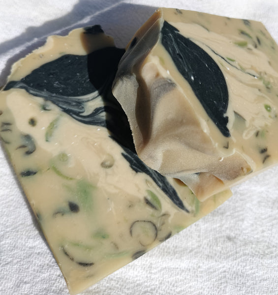 Patchouli + Jasmine + Activated Charcoal Eco-soap