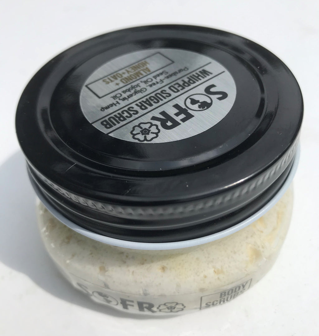 Sugar Scrub Almond + Honey + Oats
