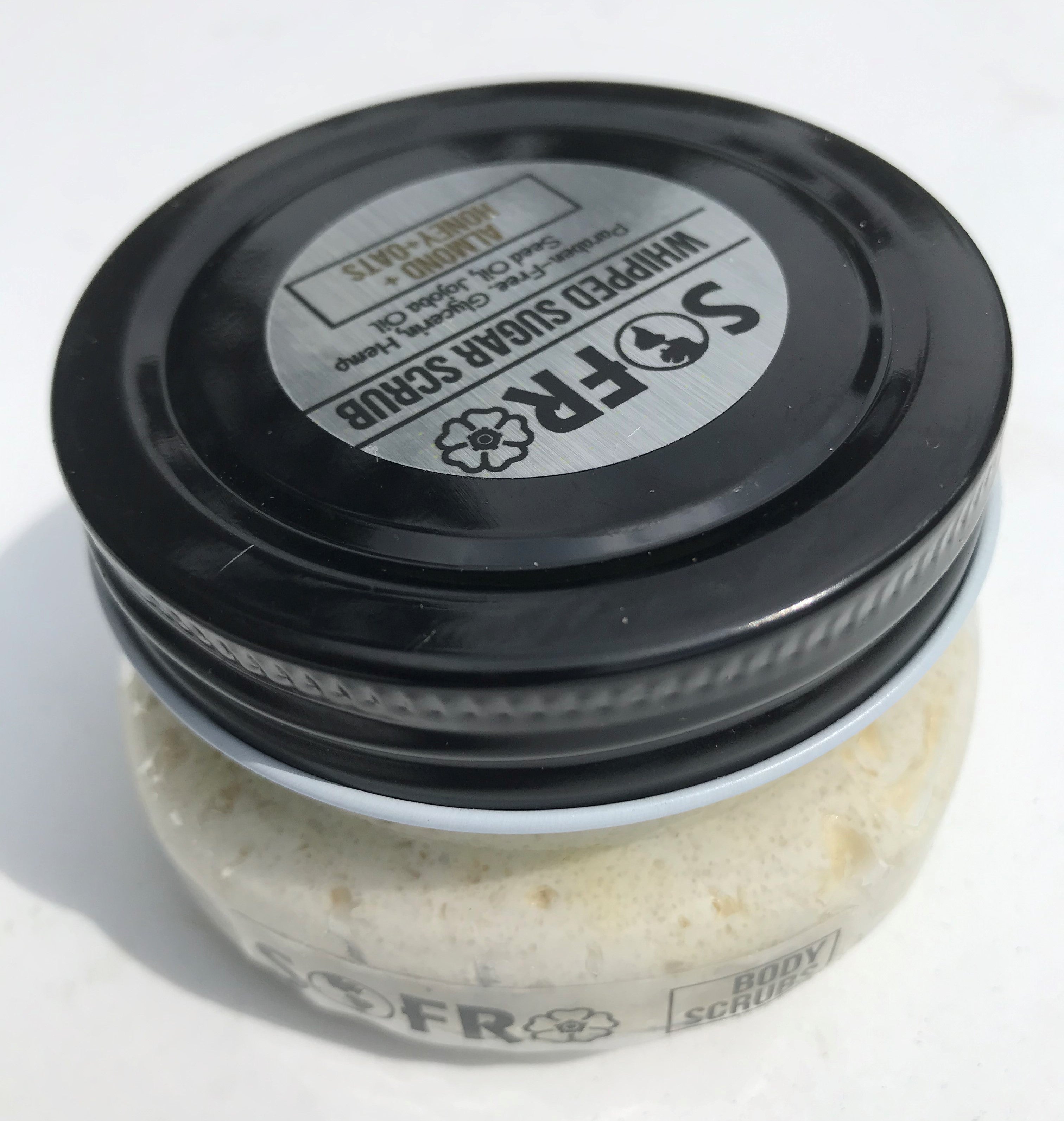 Sugar Scrub Almond + Honey + Oats
