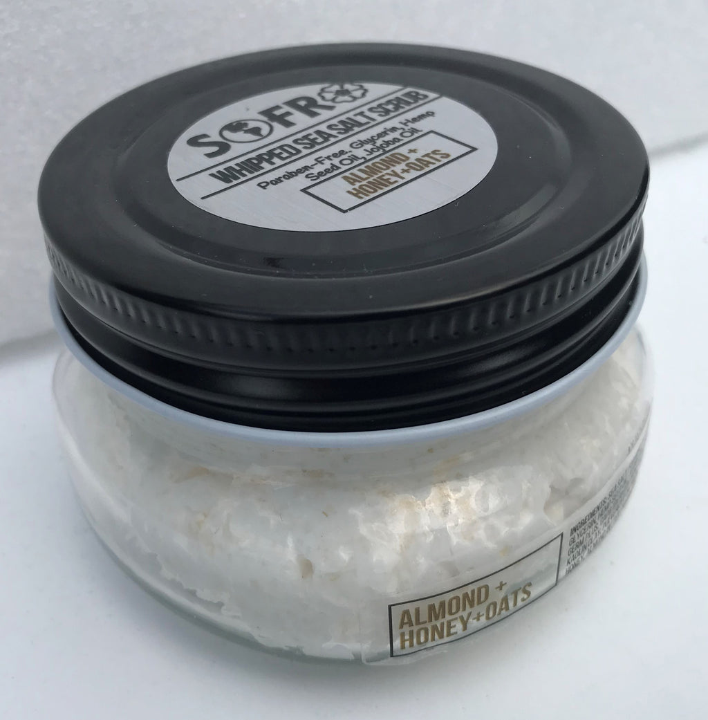 Sea Salt Body Scrub Almond + Honey + Oats