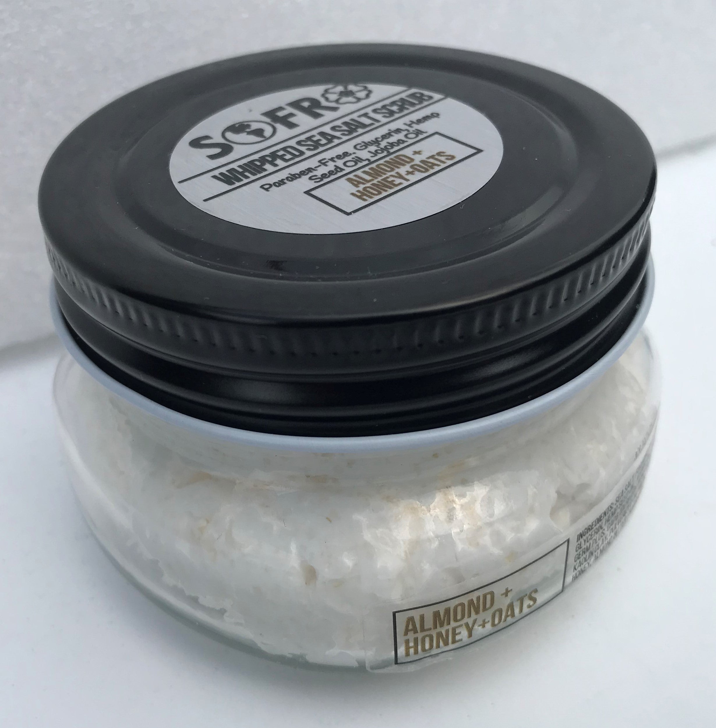 Sea Salt Body Scrub Almond + Honey + Oats