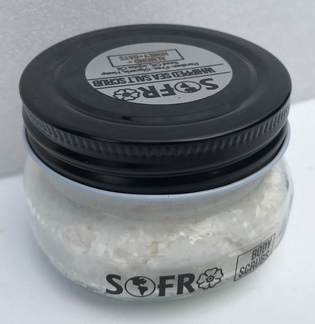 Sea Salt Body Scrub Almond + Honey + Oats