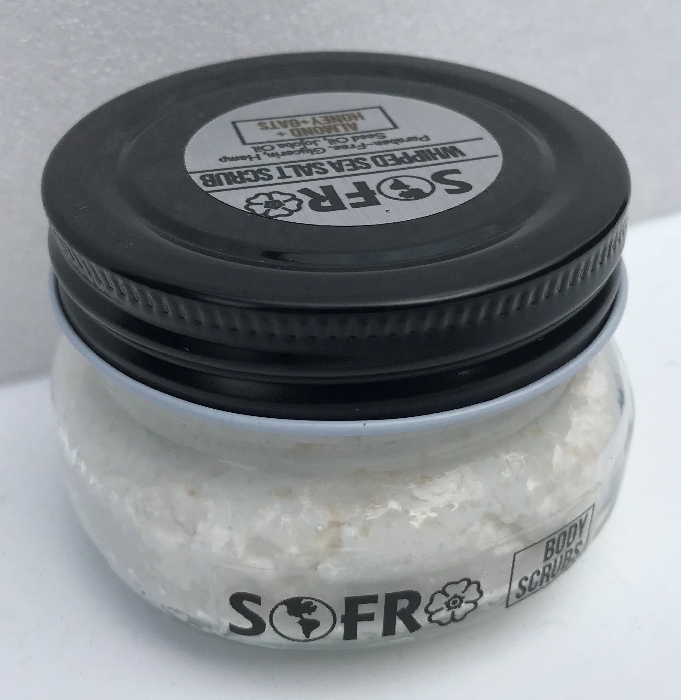 Sea Salt Body Scrub Almond + Honey + Oats
