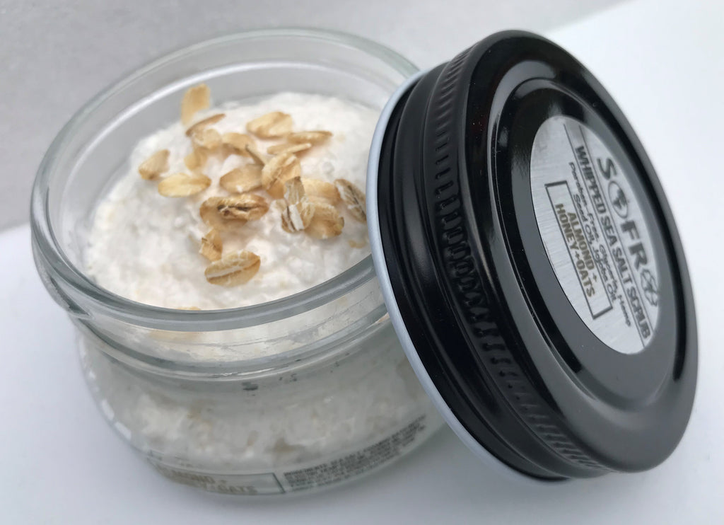 Sea Salt Body Scrub Almond + Honey + Oats