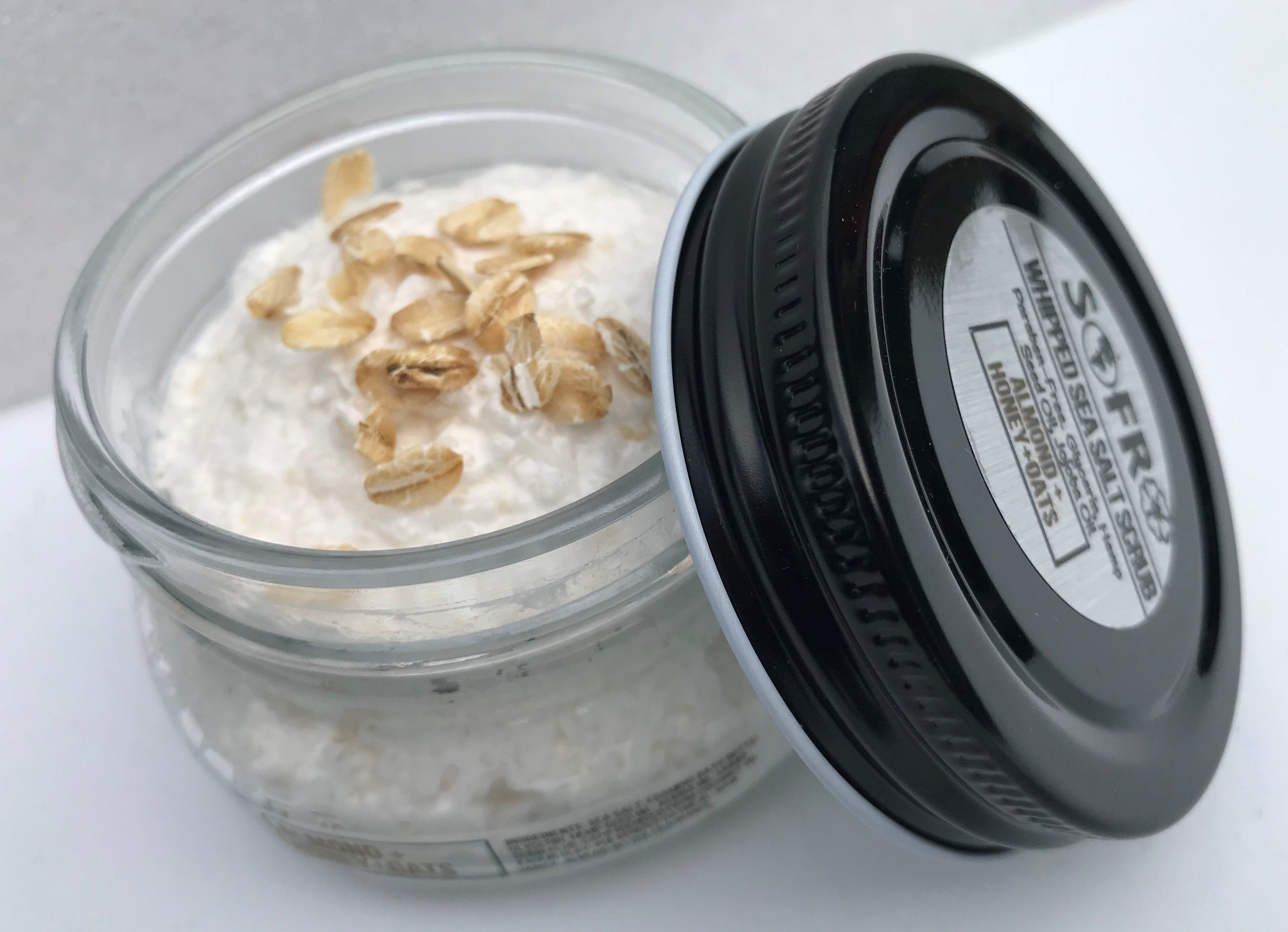 Sea Salt Body Scrub Almond + Honey + Oats