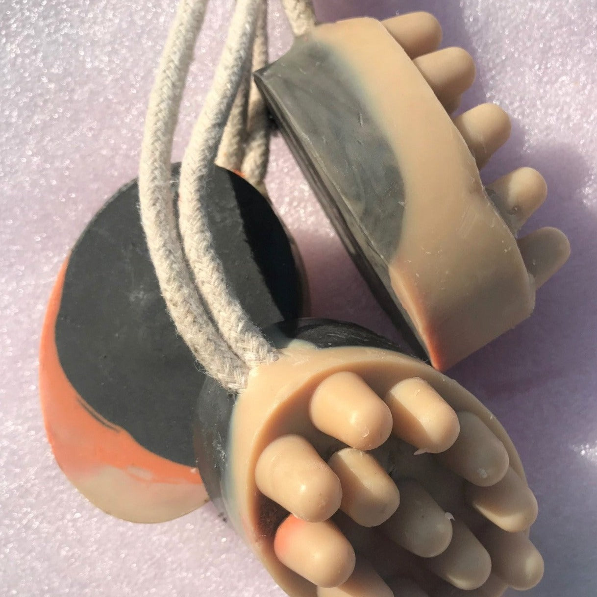 Bay + Spices Massage Soap on a Rope