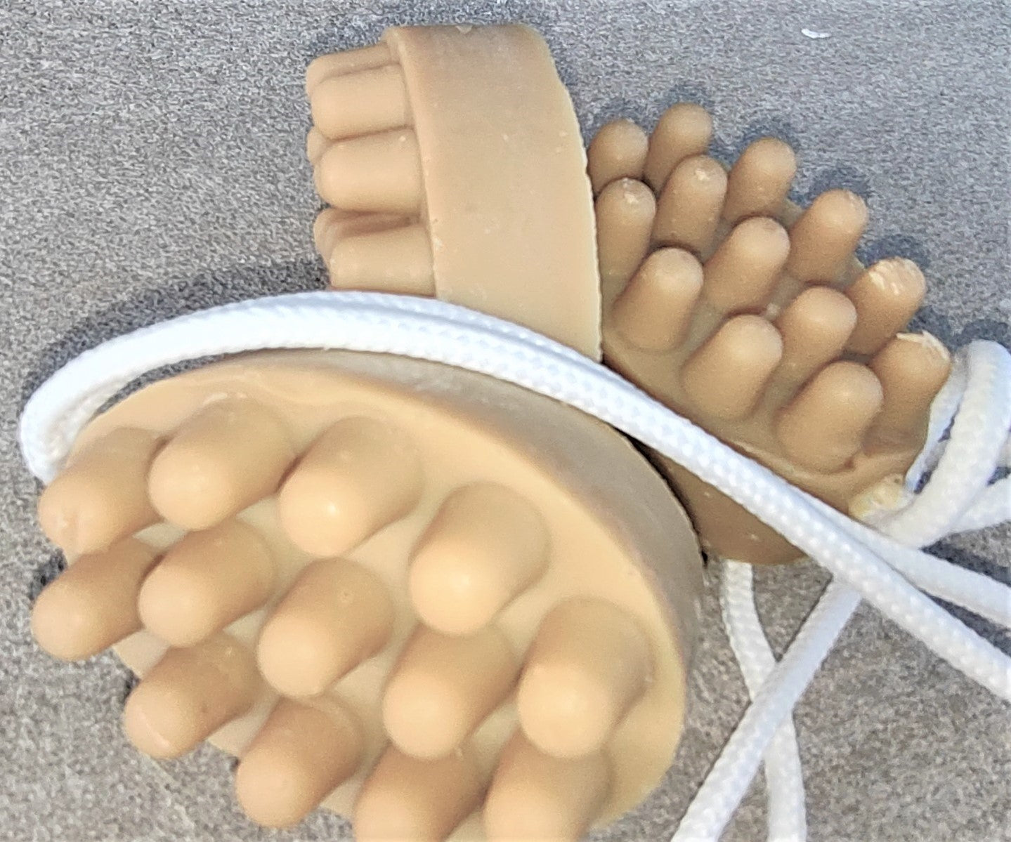 Tonka Bean Geranium Anise Massage Soap on a Rope
