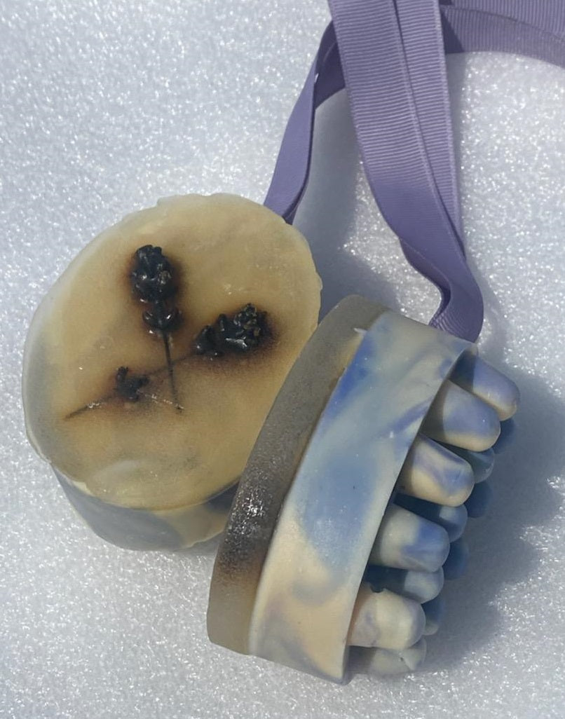Lavender Massage Eco-Soap on a Rope