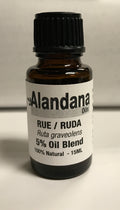 Alandana RUE / RUDA Essential Oil 10% Blend Grapeseed Jojoba Oil Natural