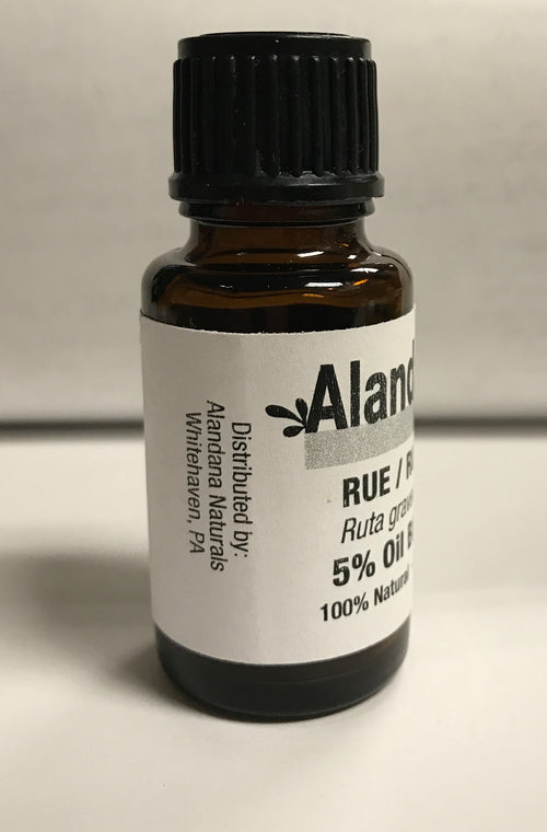 Alandana RUE / RUDA Essential Oil 10% Blend Grapeseed Jojoba Oil Natural